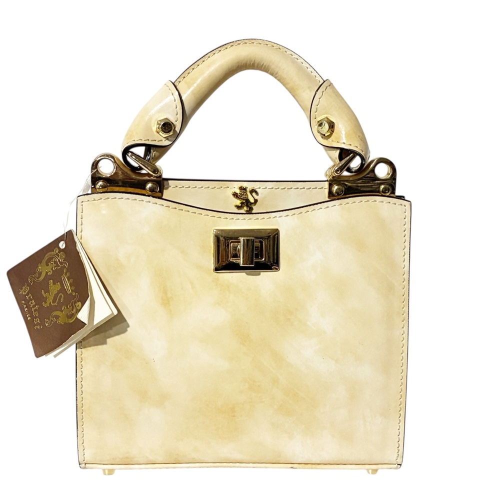 Pratesi 1948 ANNA MARIA‎ LUISA DE' MEDICI RADICA 150 Cream Leather Made in Italy